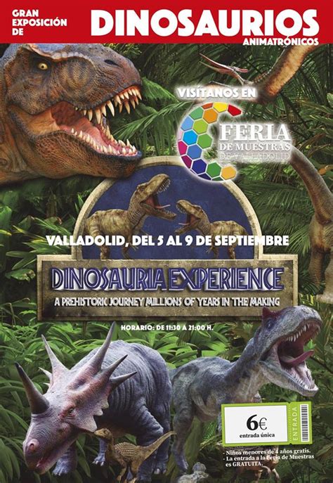 Dinosaurios en la 84ª Feria de Muestras de Valladolid