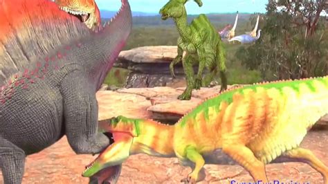 Dinosaurios feroces| dinosaurios para niños on Youtube ...