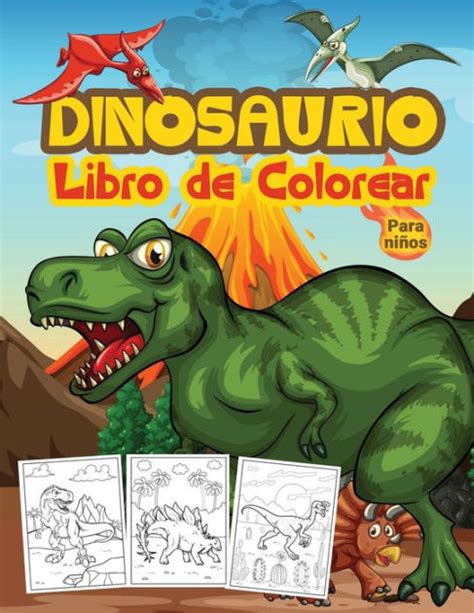 Dinosaurios Libro de Colorear para Niños: Gran Libro de ...