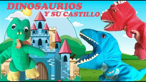 DINOSAURIOS para niños, dinosaurio Rex con Dragon.   YouTube