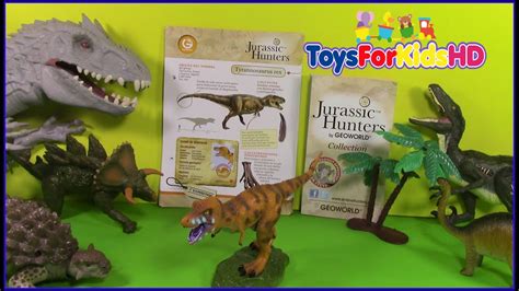Dinosaurios para niños tyrannosaurus rex Jurassic Hunters Geoworld ...