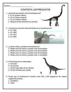Dinosaurios Textos Informativos | Spanish reading comprehension ...