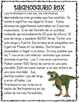 Dinosaurios Textos Informativos | Texto informativo, Texto de ...