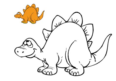 Dinosaurios y Dragones. Dibujos para colorear