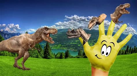 Dinosaurs 3D La Familia de Dedos En Español Latino   YouTube