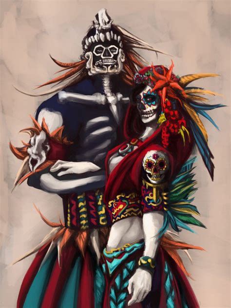 Dioses de la Muerte  folclore mexicano  | ⛦☽Mas Alla Del ...