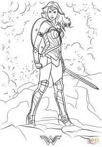 Disegno di Wonder Woman da colorare | Disegni da colorare e stampare gratis