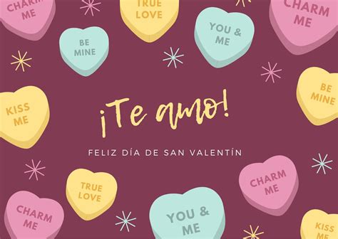 Diseña tarjetas de amor online gratis Canva