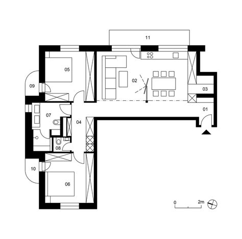 Diseño de departamento loft con plano | Construye Hogar