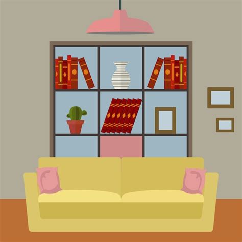 Diseño de fondo de sala de estar | Descargar Vectores gratis