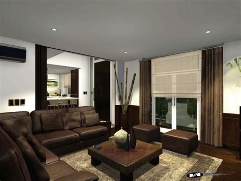 Diseño de interiores | Muebles color chocolate ...