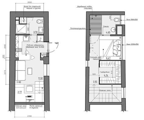 Diseño de pequeño apartamento, planos y decoración ...
