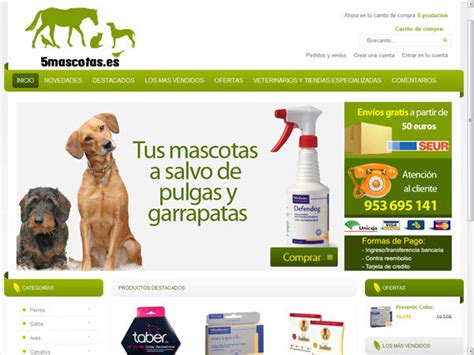 Diseño de tienda online para mascotas