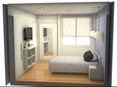 Diseño dormitorio pequeño | Decoracion habitacion pequeña ...