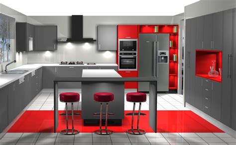 Diseño muebles de cocina: Diseño de cocina laminado en grafito