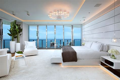 Diseño puro en Florida | Dormitorio de lujo moderno, Casas de lujo ...