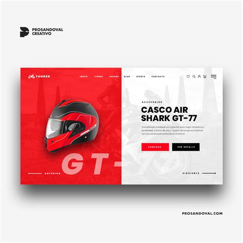Diseño tienda online de accesorios para motos   Prosandoval Creativo