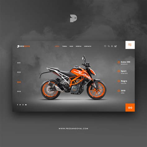 Diseño tienda online de motos   Prosandoval Creativo