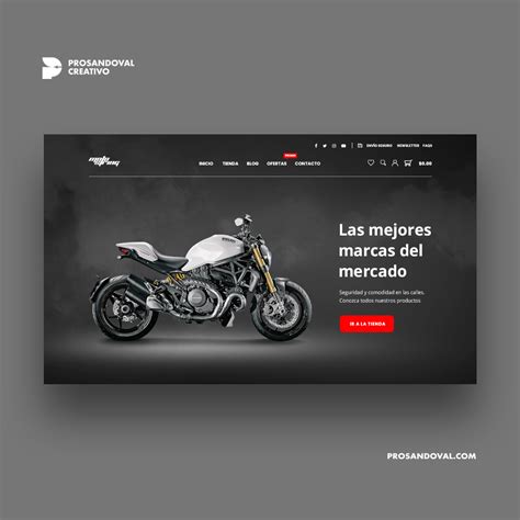 Diseño tienda online de repuestos para motos   Prosandoval Creativo