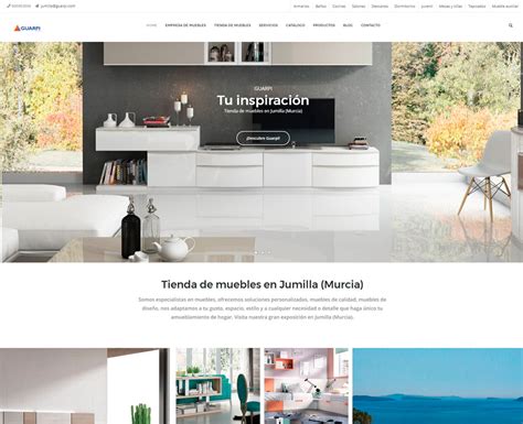 Diseño web tienda de muebles, diseño web para el sector mueble tapizado