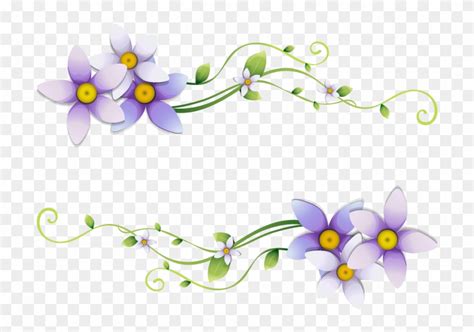 Diseños De Flores Para Decorar Clipart  #1556053    PikPng