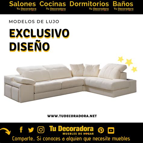 Diseños de sofá exclusivos Tu Decoradora https://www ...