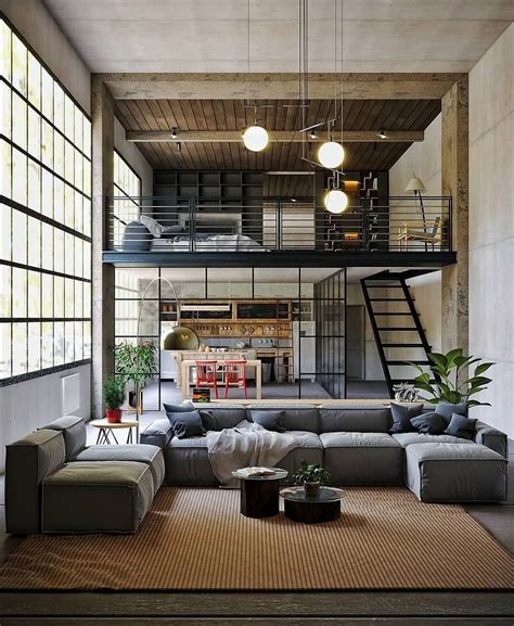 Diseños y Deco on Instagram: “Loft industrial pleno de luz ...
