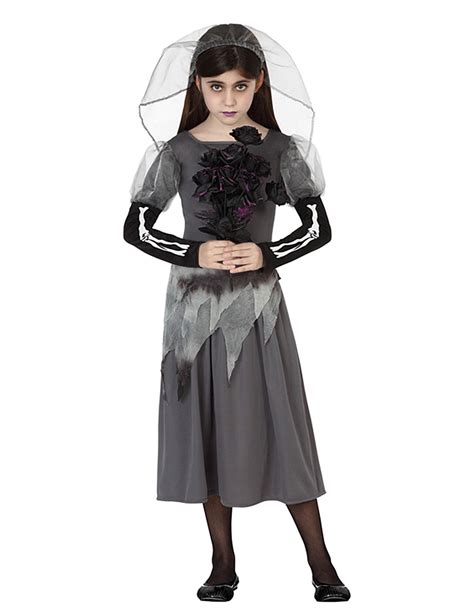 Disfras de novia fantasma niña Halloween: Disfraces niños ...