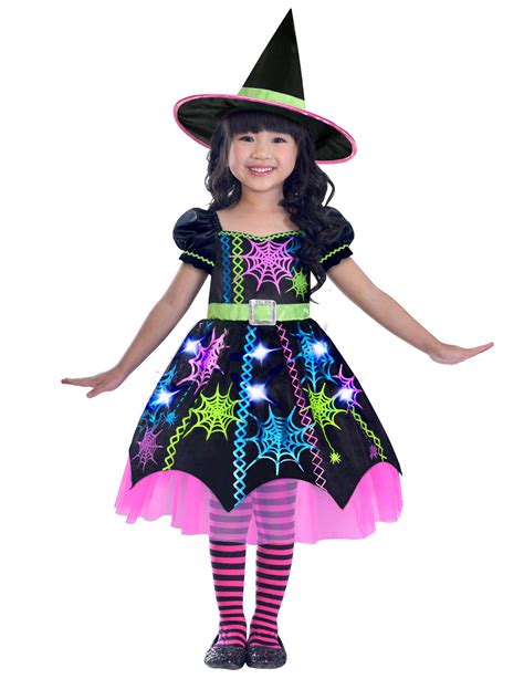 Disfraz bruja multicolor araña niña: Disfraces niños,y ...