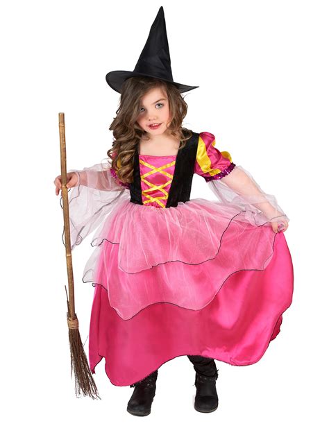 Disfraz bruja rosa niña Halloween: Disfraces niños,y ...