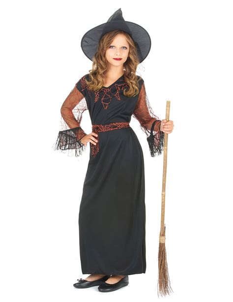 Disfraz de bruja negra para niña ideal para Halloween ...