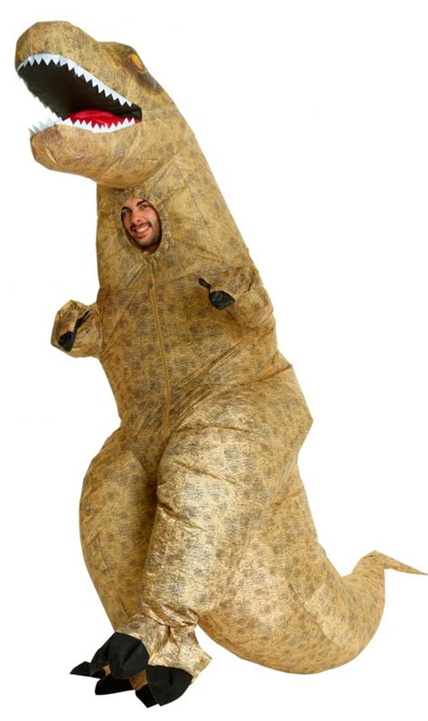 Disfraz de Dinosaurio Rex Hinchable para hombre y mujer