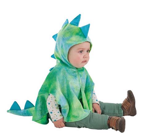 Disfraz de Dinosaurio Verde para bebé