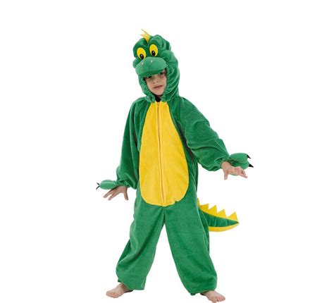 Disfraz de Dinosaurio verde para niño
