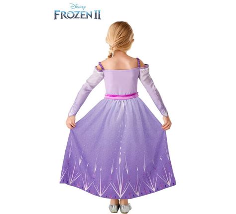 Disfraz de Elsa Morado de Frozen 2 para niña