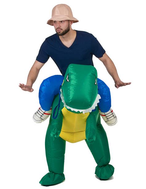 Disfraz de explorador con dinosaurio adulto: Disfraces ...
