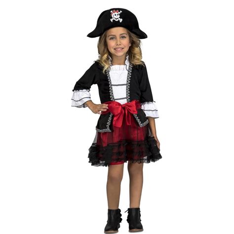 Disfraz de Pirata Doncella para Niña