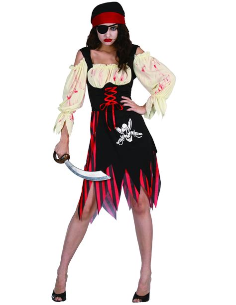 Disfraz de pirata zombie adulto Halloween mujer: Disfraces ...