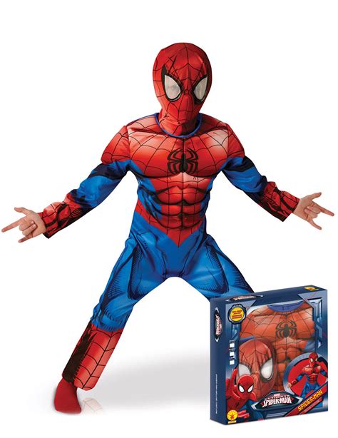 Disfraz de Ultimate Spiderman deluxe niño caja: Disfraces ...