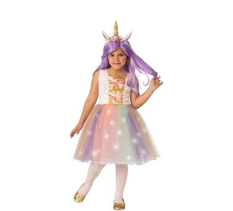 Disfraz de Unicornio con Luz para niña