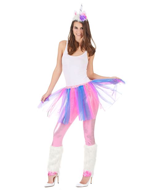 Disfraz de unicornio multicolor mujer: Disfraces adultos,y ...