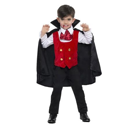Disfraz de Vampiro con capa para niño | Disfraz de drácula ...