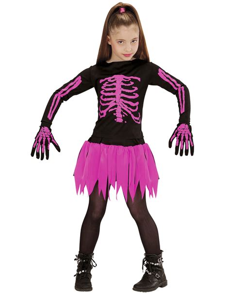 Disfraz esqueleto rosa niña Halloween: Disfraces niños,y ...