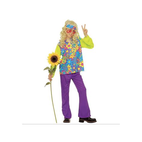 Disfraz hippie niños de 5 a 13 años   Barullo.com