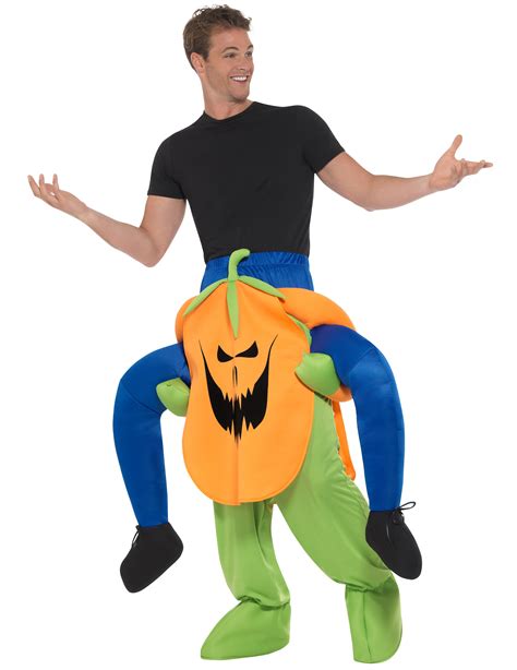 Disfraz hombre sobre calabaza aterradora adulto Halloween ...