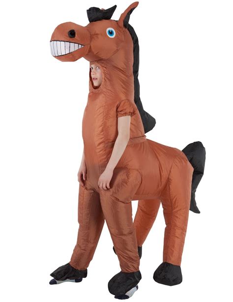 Disfraz inflable caballo gigante niño Morphsuits ...