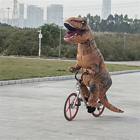 Disfraz Inflable De Dinosaurio T rex Botarga Kid | Mercado ...