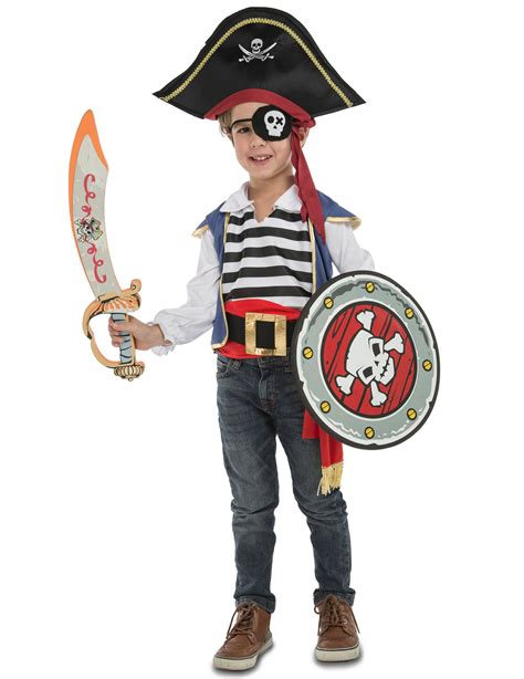 Disfraz pirata con accesorios niño: Disfraces niños,y ...