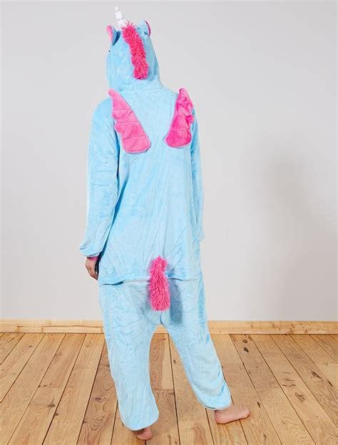 Disfraz tipo mono de unicornio Disfraces mujer azul ...