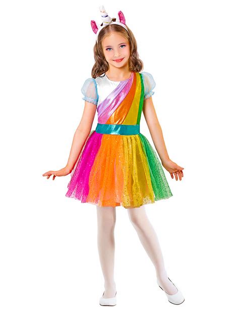 Disfraz unicornio arcoíris niña: Disfraces niños,y ...